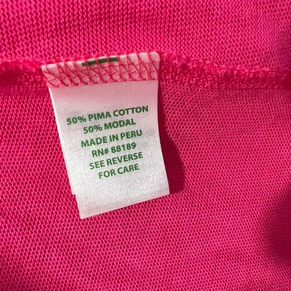 Lilly Pulitzer Womens Cardigan Sweater Pink Ruffle Open Front Long Sleeve Small - Picture 4 of 4